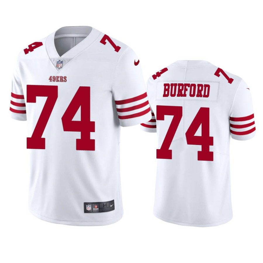 spencer burford 49ers white jersey