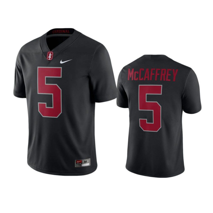stanford cardinal christian mccaffrey black alumni game jersey