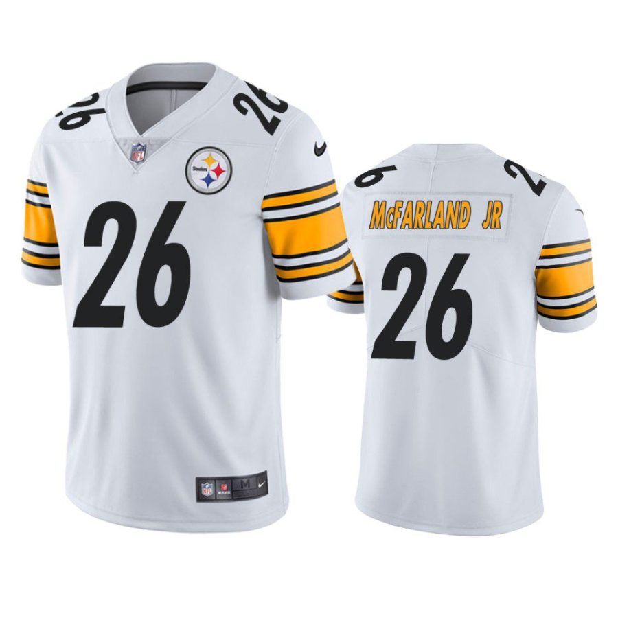 steelers anthony mcfarland jr. white vapor jersey