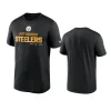 steelers black legend community t shirt