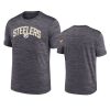 steelers black velocity athletic stack performance t shirt