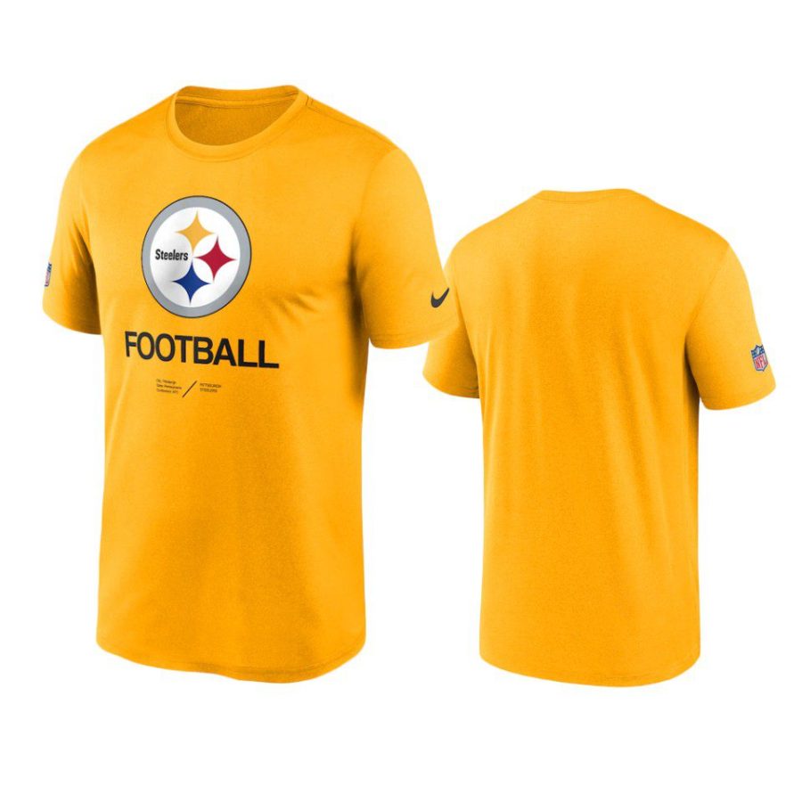 steelers gold infographic performance t shirt