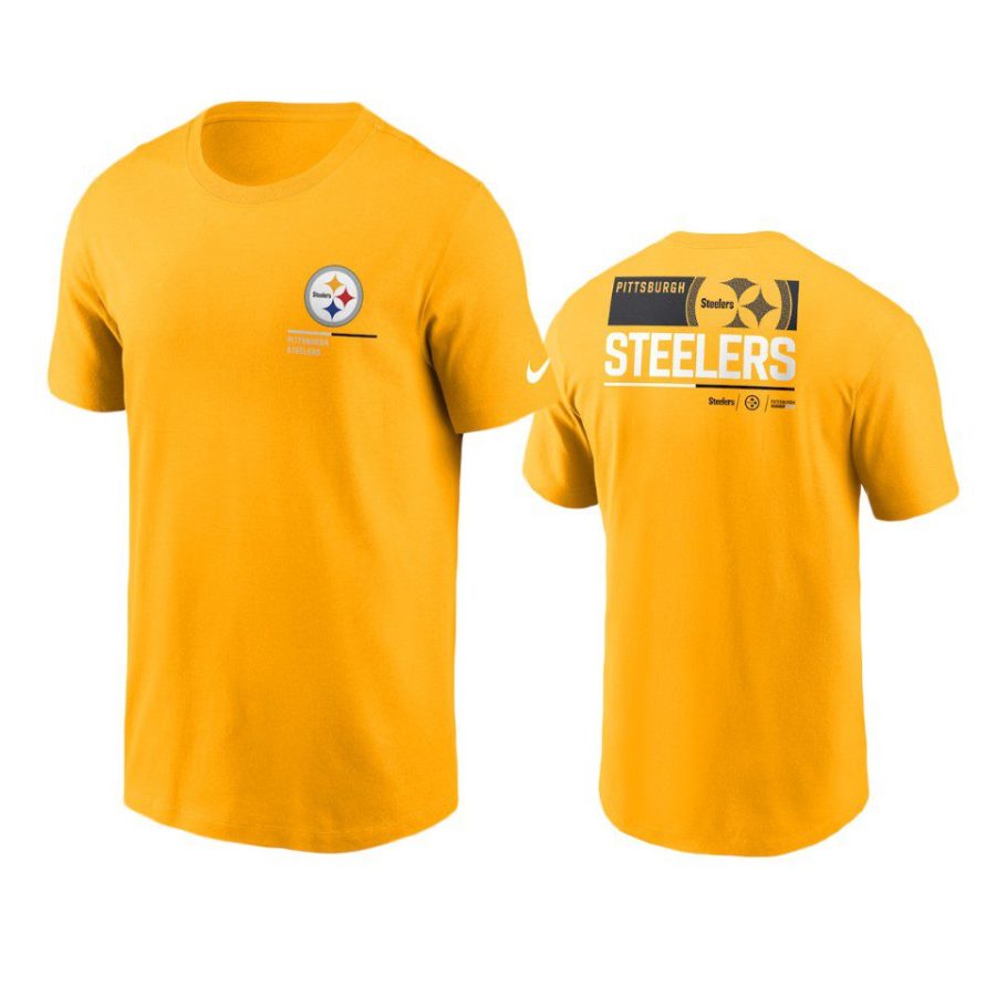 steelers gold team incline t shirt