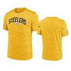 steelers gold velocity athletic stack performance t shirt