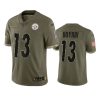 steelers miles boykin olive limited 2022 salute to service jersey