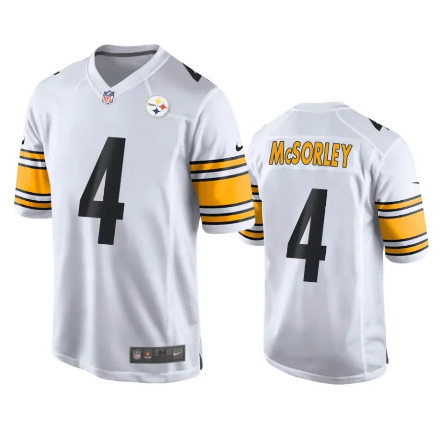 steelers trace mcsorley game white jersey