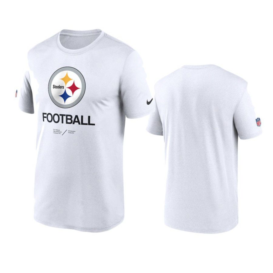 steelers white infographic performance t shirt