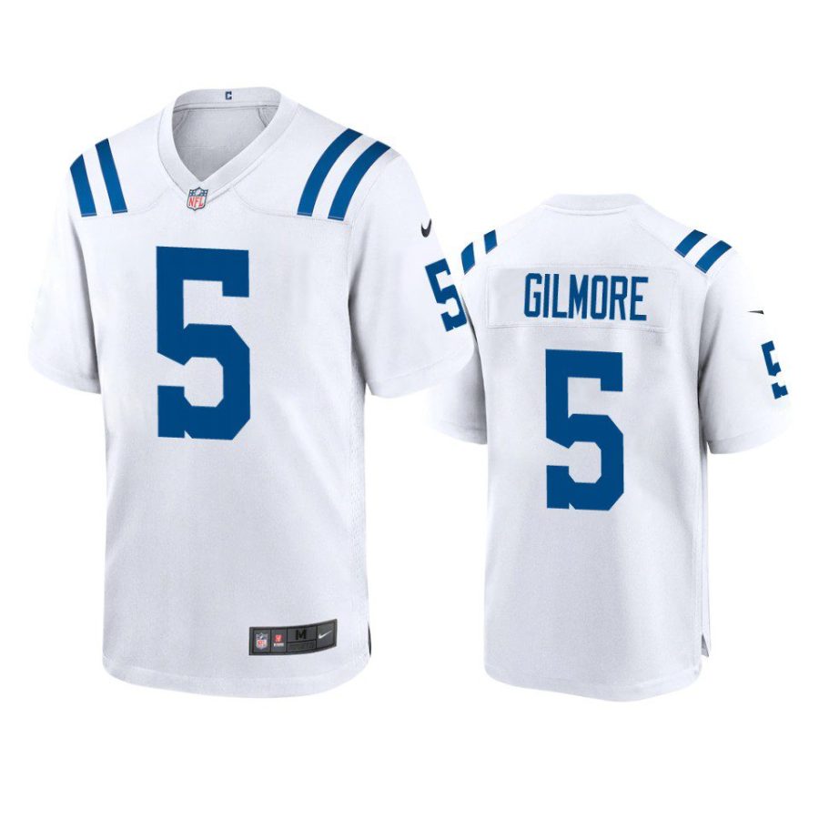 stephon gilmore colts game white jersey