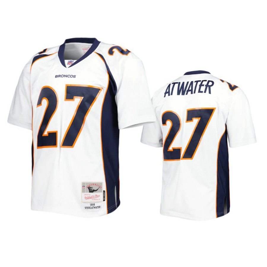 steve atwater broncos white legacy replica jersey