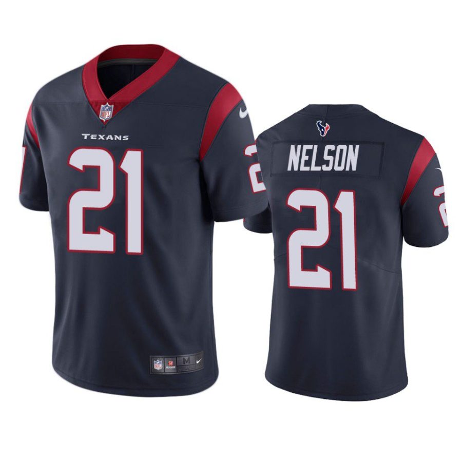 steven nelson texans vapor limited navy jersey