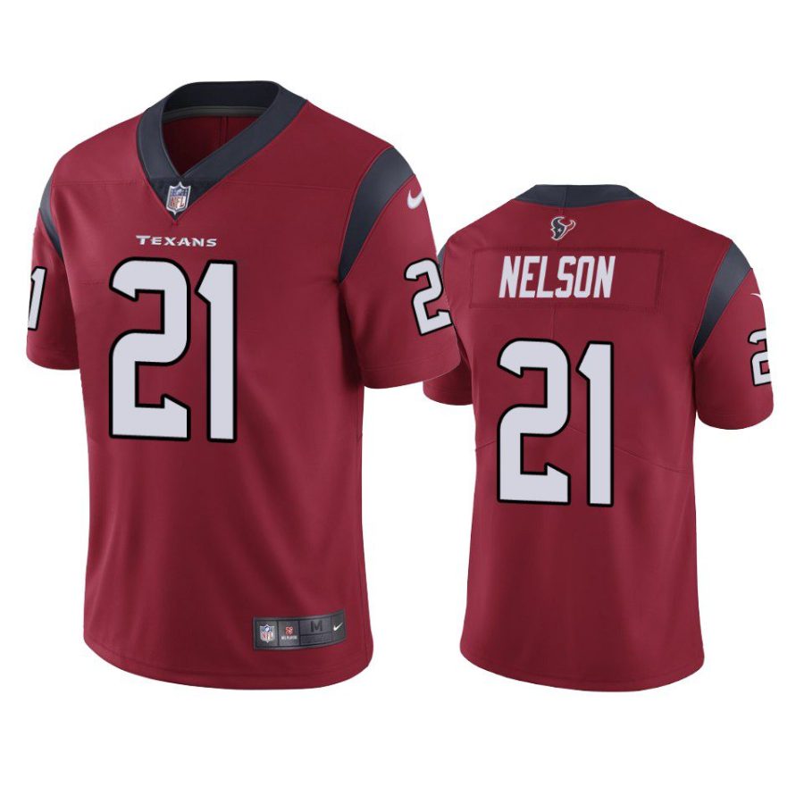 steven nelson texans vapor limited red jersey