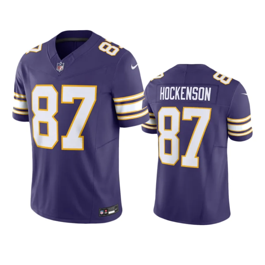 t.j. hockenson vikings purple classic f.u.s.e. limited jersey