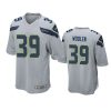 tariq woolen seahawks game gray jersey