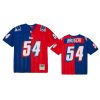 tedy bruschi patriots royal red split legacy replica jersey 0a