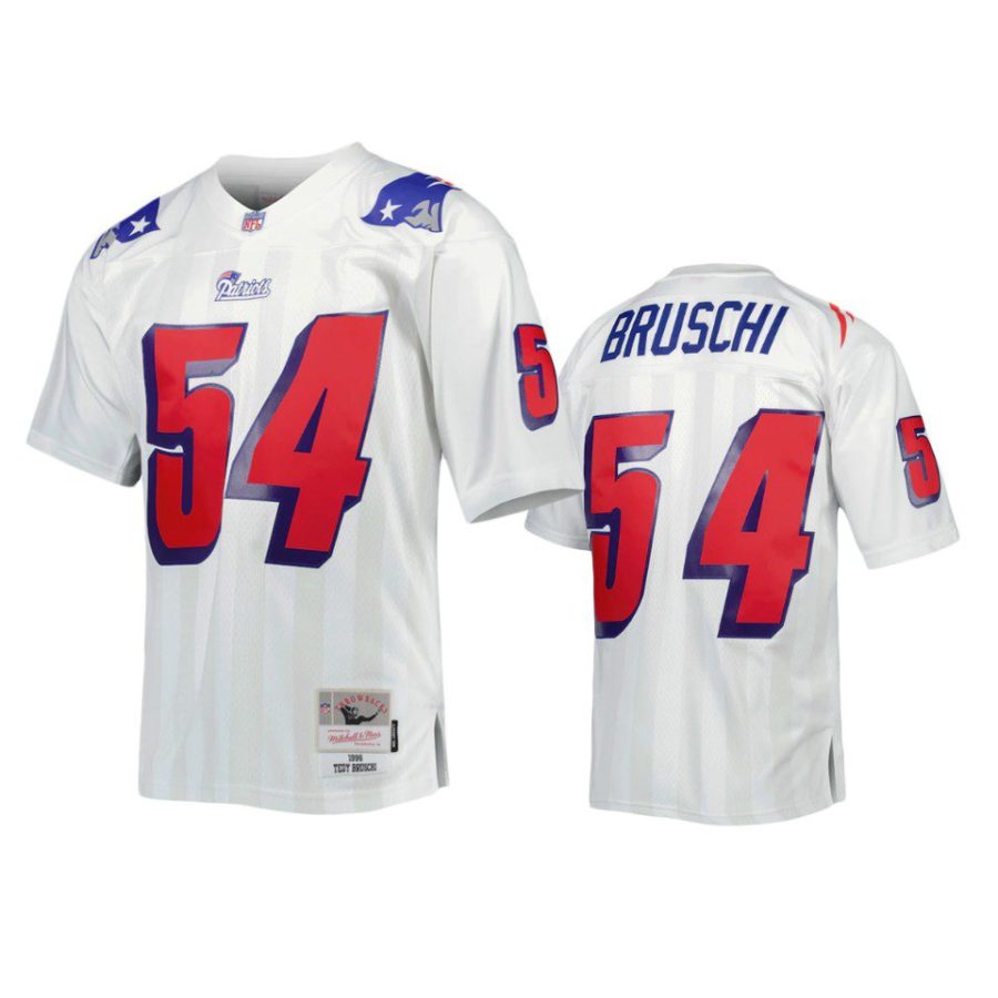 tedy bruschi patriots white legacy replica jersey