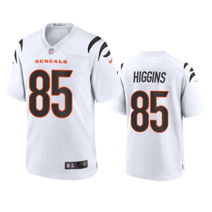 tee higgins bengals game white jersey