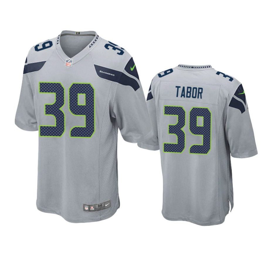 teez tabor seahawks gray game jersey