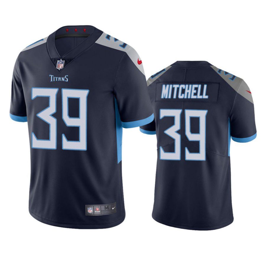 terrance mitchell titans navy vapor limited jersey