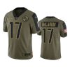 terry mclaurin commanders olive salute to service limited jersey