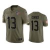 texans brandin cooks olive limited 2022 salute to service jersey