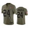 texans derek stingley jr. olive limited 2022 salute to service jersey