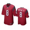 texans john metchie iii game red jersey