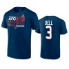 texans tank dell navy 2023 afc south division champions conquer t shirt