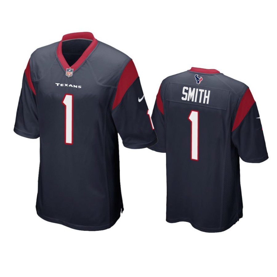 texans tremon smith game navy jersey