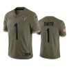 texans tremon smith olive limited 2022 salute to service jersey