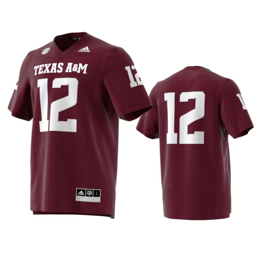 texas am aggies 12 maroon premier jersey