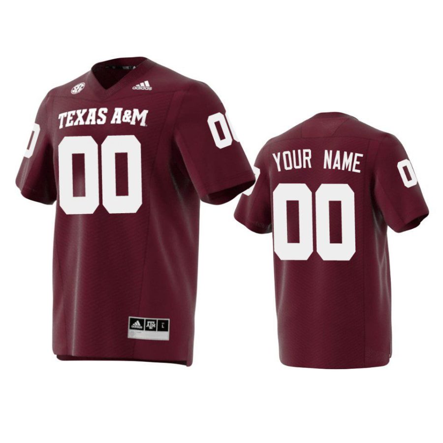 texas am aggies custom maroon premier jersey