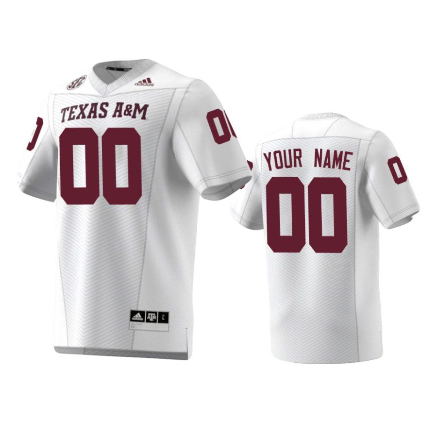 texas am aggies custom white premier jersey