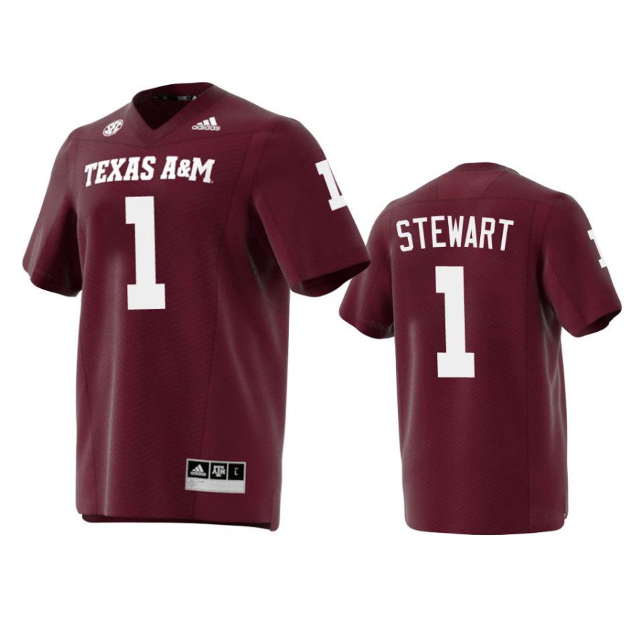 texas am aggies evan stewart maroon premier jersey