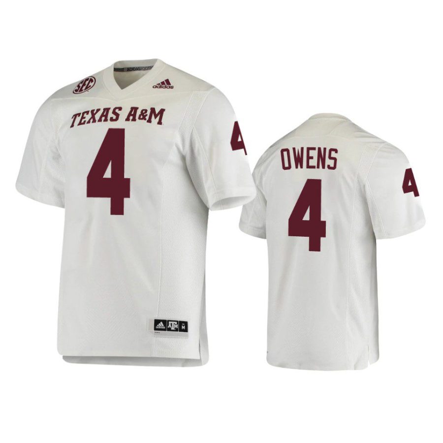 texas am aggies rueben owens white alumni jersey