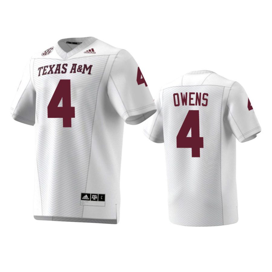 texas am aggies rueben owens white premier jersey