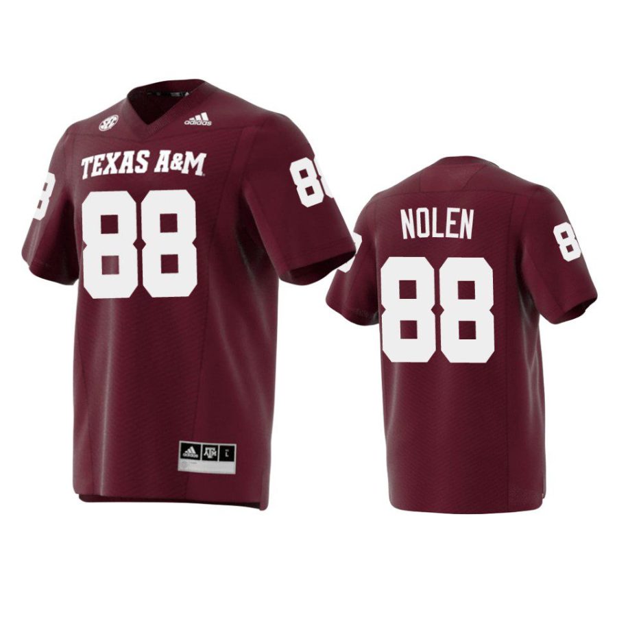 texas am aggies walter nolen maroon premier jersey