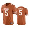 texas longhorns bijan robinson texas orange game jersey