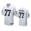 thayer munford raiders game white jersey