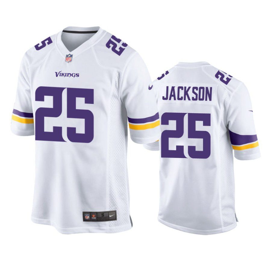 theo jackson vikings white game jersey