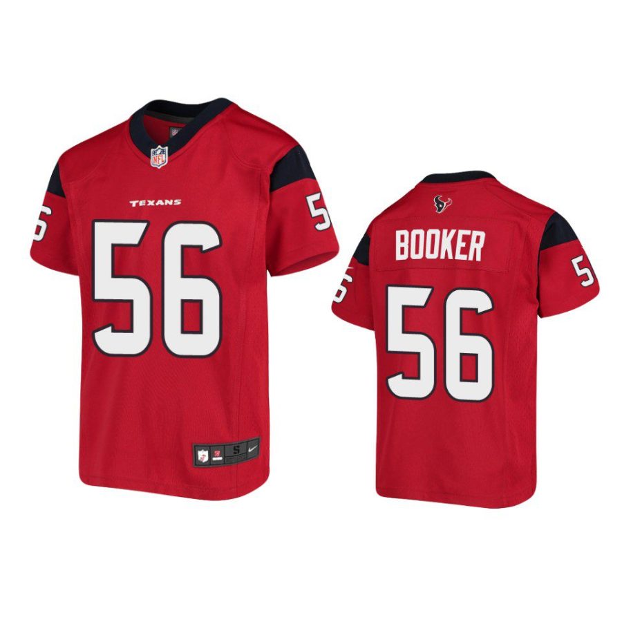 thomas booker game youth red jersey