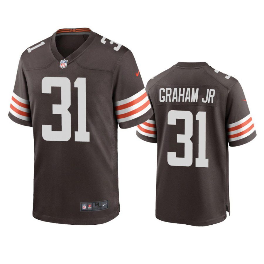 thomas graham jr. browns brown game jersey