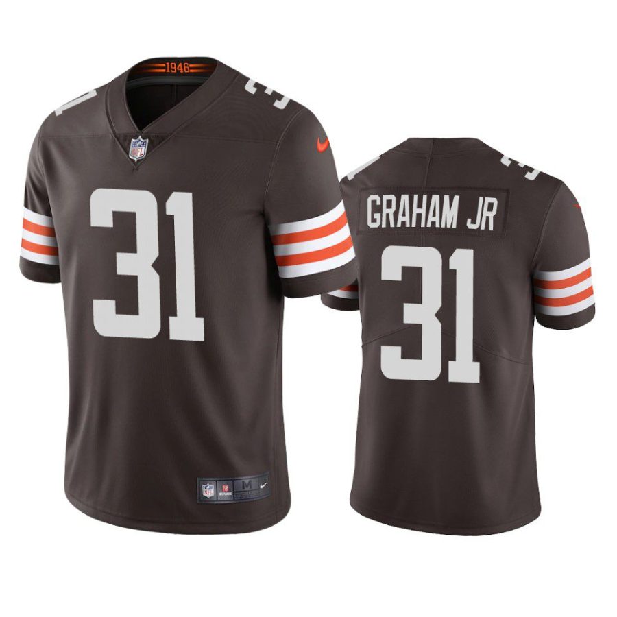 thomas graham jr. browns brown vapor limited jersey