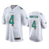 thomas morstead dolphins white game jersey