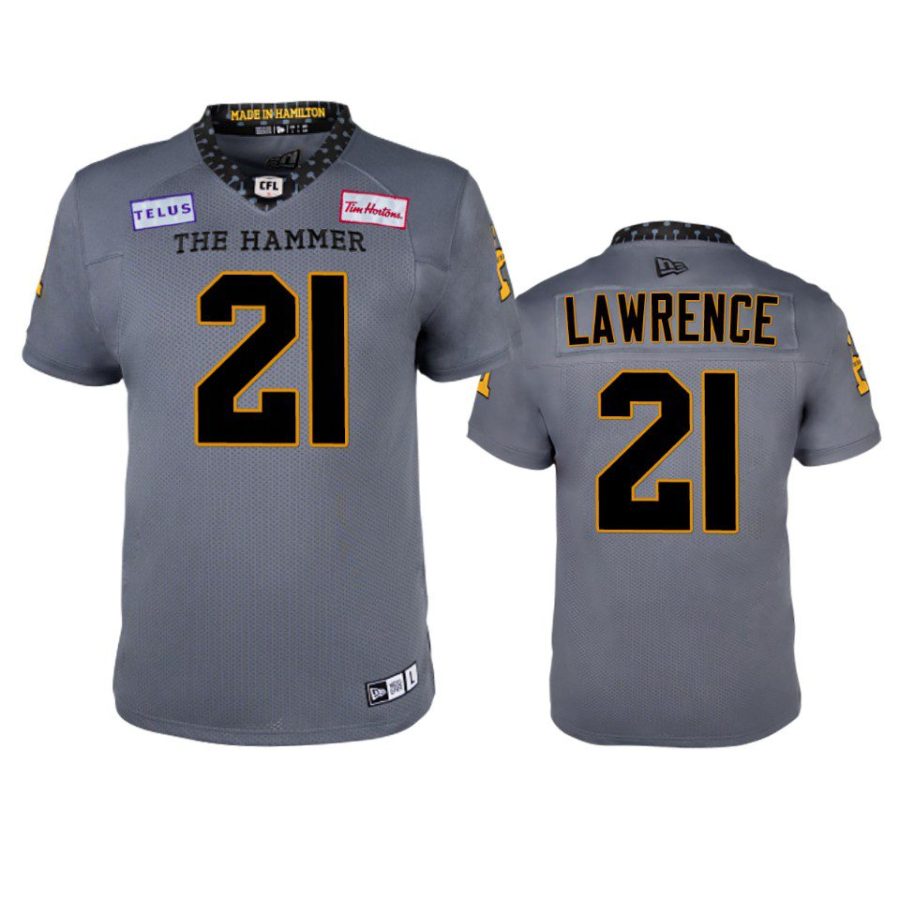 tiger cats simoni lawrence grey replica jersey