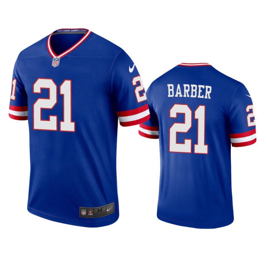 tiki barber giants classic legend royal jersey