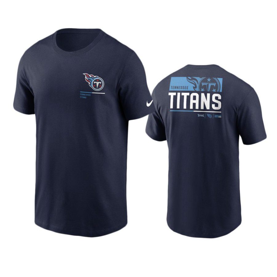 titans navy team incline t shirt