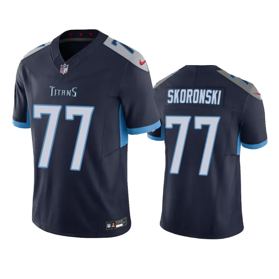 titans peter skoronski navy vapor f.u.s.e. limited jersey