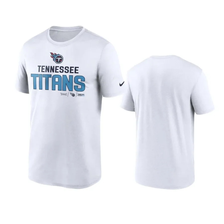 titans white legend community t shirt