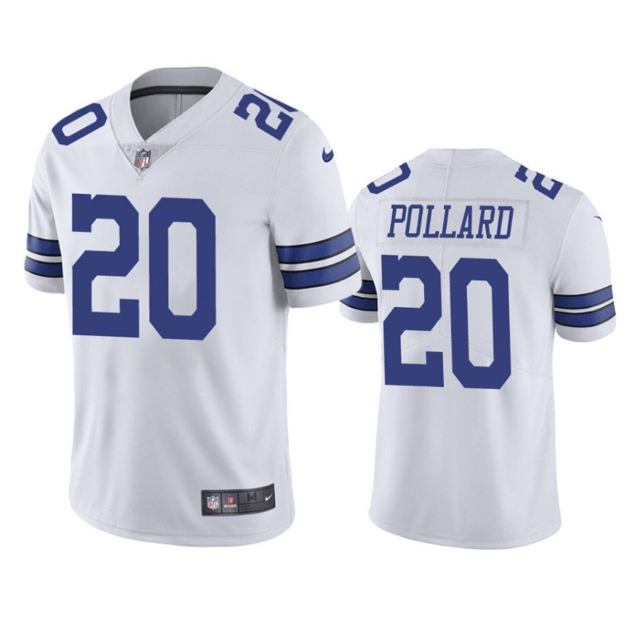 tony pollard cowboys white vapor jersey