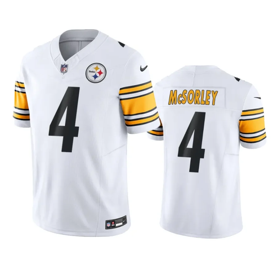 trace mcsorley steelers jersey white limited vapor f.u.s.e